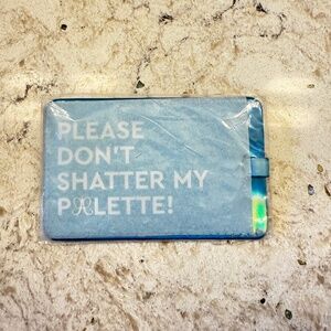 NWT - Please Don't shatter my Palette !‎ Anastasia Beverly Hills Lugguage tag